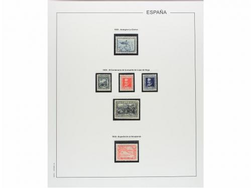 LOTES y COLECCIONES. ESPAÑA. Colección de 1900-1955 en hojas