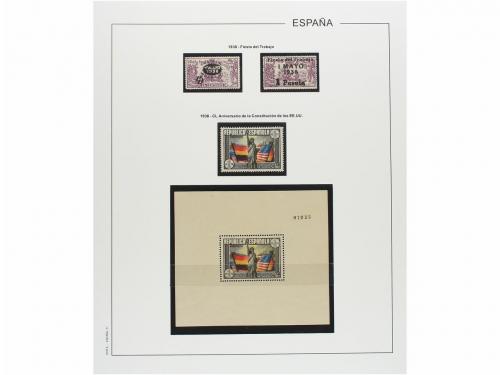LOTES y COLECCIONES. ESPAÑA. Colección de 1900-1955 en hojas