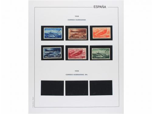 LOTES y COLECCIONES. ESPAÑA. Colección de 1900-1955 en hojas