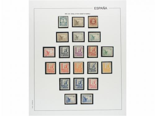 LOTES y COLECCIONES. ESPAÑA. Colección de 1900-1955 en hojas