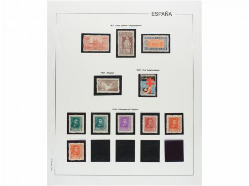LOTES y COLECCIONES. ESPAÑA. Colección de 1900-1955 en hojas