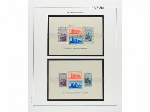 LOTES y COLECCIONES. ESPAÑA. Colección de 1900-1955 en hojas