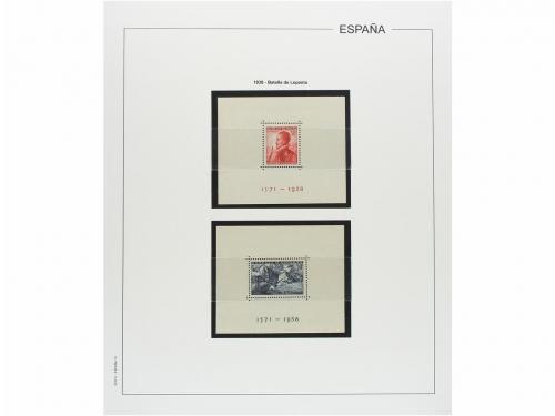 LOTES y COLECCIONES. ESPAÑA. Colección de 1900-1955 en hojas