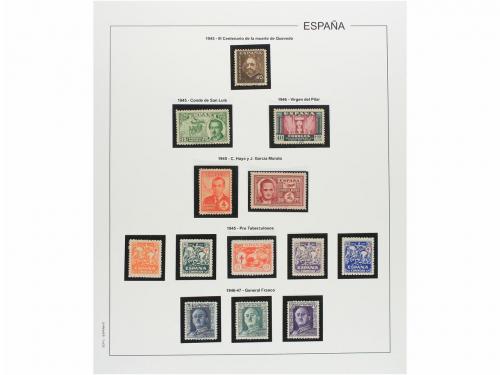 LOTES y COLECCIONES. ESPAÑA. Colección de 1900-1955 en hojas
