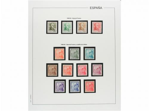 LOTES y COLECCIONES. ESPAÑA. Colección de 1900-1955 en hojas