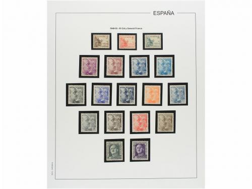 LOTES y COLECCIONES. ESPAÑA. Colección de 1900-1955 en hojas