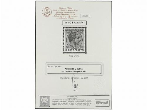 */(*) ESPAÑA. Ed. 190/97. Serie hasta el 1 pta. Colores fres