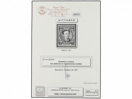 * ESPAÑA. Ed. 175, 177, 179/81. Cinco sellos, excelente pres