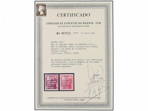 ** ESPAÑA. Ed. 1083A/B. CANARIAS CORREO. I TIRADA. Serie com