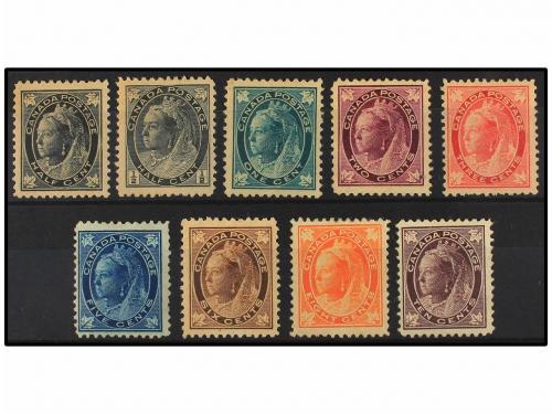 * CANADA. Sg. 141/49. 1897-98. COMPLETE set. Fine. Stanley G