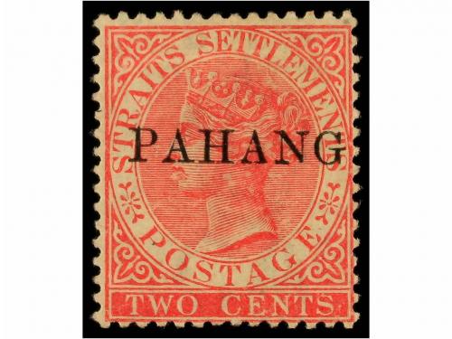 * PAHANG. Sg. 1. 1889. 2 cents rose. Fine. Stanley Gibbons 1