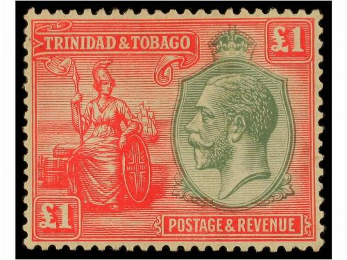 * TRINIDAD Y TOBAGO. Ed. 216/29. 1922-28. COMPLETE set. Fine