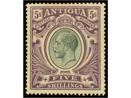 * ANTIGUA. Sg. 41/51. 1908-17. COMPLETE set. Fine. Stanley G
