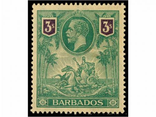 * BARBADOS. Sg. 170/91. 1912. COMPLETE set. Fine. Stanley Gi