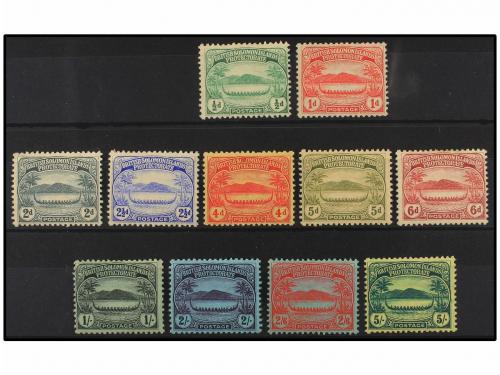 * SOLOMON. Sg. 8/17. 1907. COMPLETE set. Fine. Stanley Gibbo