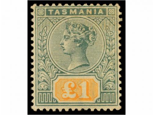 * TASMANIA. Sg. 216/225. 1892. COMPLETE set. Fine. Stanley G