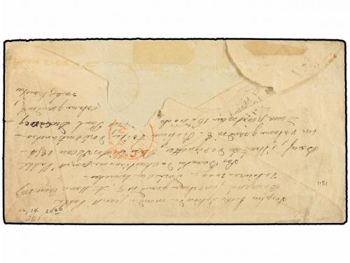 ✉ SANTA LUCIA. Sg. 16, 18. 1880. SAINT LUCIA to FRANCE. (4d.