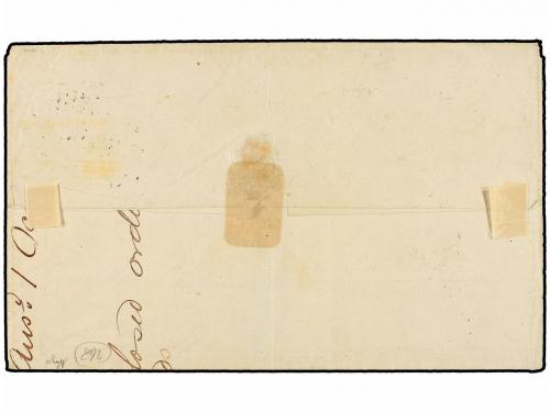 ✉ SANTA LUCIA. Sg. 14. 1873. SAINT LUCIA to LONDON. (1sh.) o