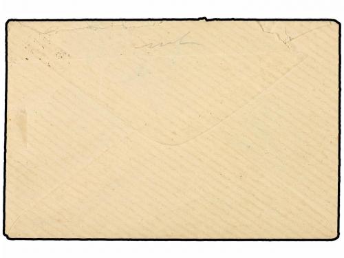 ✉ SANTA LUCIA. Sg. F7. 1885. SAINT LUCIA to CASTRIES. 1d. bl