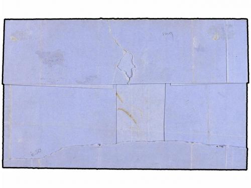 ✉ SAN VICENTE. Sg. 6 (2). 1871. SAINT VINCENT to DEMERARA (B