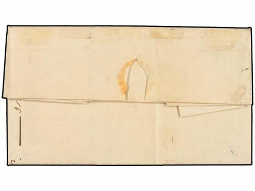 ✉ PANAMA. 1877. PANAMA to LONDON. Entire letter bearing one 