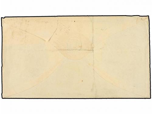 ✉ COLOMBIA. Sc. 53, 54, 55. 1872. BOGOTÁ a HARTFORT (CT. USA