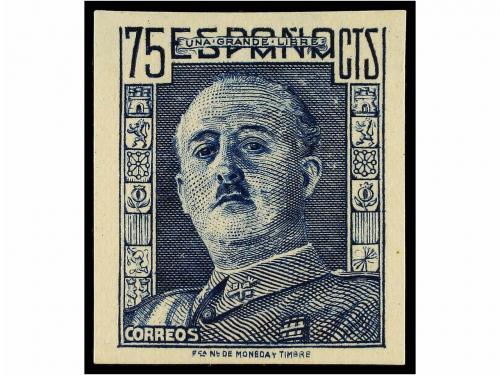 ** ESPAÑA. Ed. 999s/1001s. SERIE completa SIN DENTAR. Magníf