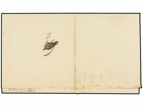 ✉ COLOMBIA. Sc. 38. 1865. PASTO a BOGOTÁ. 10 cts. lila, mat.