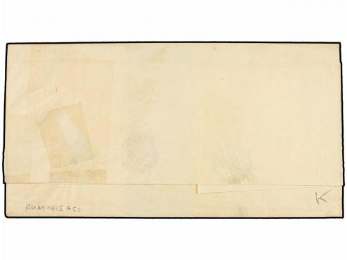 ✉ COLOMBIA. 1855. BOGOTÁ a S. JOSE DE CUCUTA. Envuelta de ca