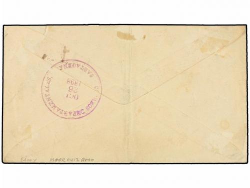 ✉ COLOMBIA. Sc. 58. 1898. DEPARTAMENTO DE BOLIVAR. OVEJAS a 