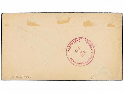 ✉ COLOMBIA. Sc. 57. 1898. DEPARTAMENTO DE BOLIVAR. CARMEN a 