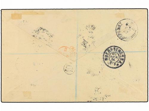 ✉ FALKLAND. Sg. 17 (7), 24 (6), 25, 30 (2). 1904. FALKLAND t