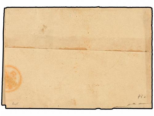 ✉ HONG KONG. Sg. 9. 1872. SHANGHAI to BOMBAY. Printed Matter