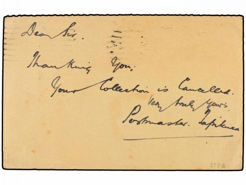 ✉ GILBERT Y ELLICE. (1930 CA.). TIBUTEUA to U.S.A. 3 cents U