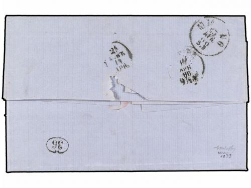 ✉ ITALIA ANTIGUOS ESTADOS: LOMBARDO-VENECIA. Sa. 42 (2), 43 