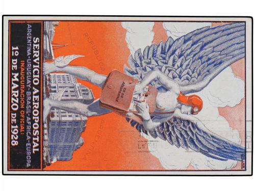 ✉ ARGENTINA. 1928 (6 Marzo). BUENOS AIRES a RIO GRANDE (Bras