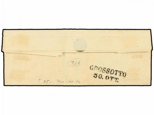 ✉ ITALIA ANTIGUOS ESTADOS: LOMBARDO-VENECIA. Sa. 6. 1850. 15