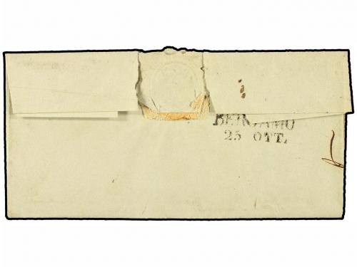 ✉ ITALIA ANTIGUOS ESTADOS: LOMBARDO-VENECIA. Sa. 6. 1850. 15