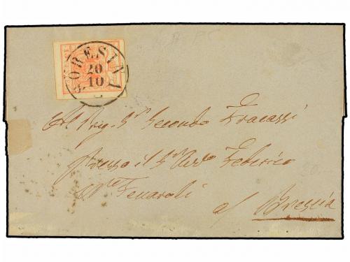 ✉ ITALIA ANTIGUOS ESTADOS: LOMBARDO-VENECIA. Sa. 5. (1855 CA