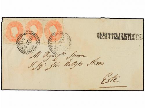 ✉ ITALIA ANTIGUOS ESTADOS: LOMBARDO-VENECIA. Sa. 33 (3). (18