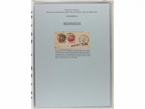 ✉ ITALIA ANTIGUOS ESTADOS: LOMBARDO-VENECIA. MATASELLOS DE L