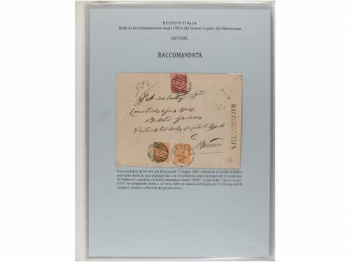 ✉ ITALIA ANTIGUOS ESTADOS: LOMBARDO-VENECIA. MATASELLOS DE L