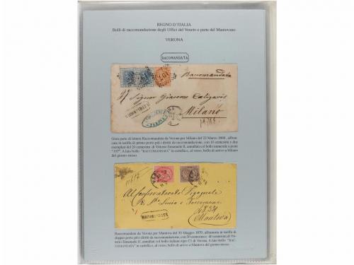 ✉ ITALIA ANTIGUOS ESTADOS: LOMBARDO-VENECIA. MATASELLOS DE L