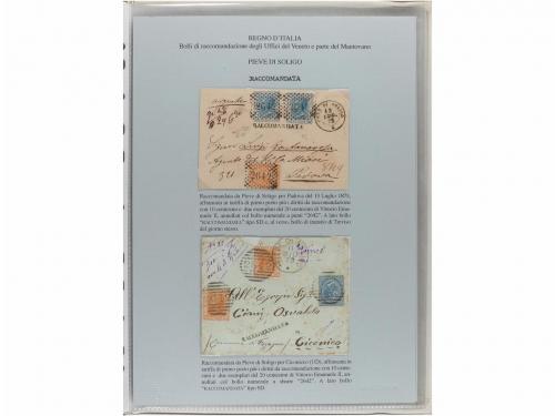 ✉ ITALIA ANTIGUOS ESTADOS: LOMBARDO-VENECIA. MATASELLOS DE L