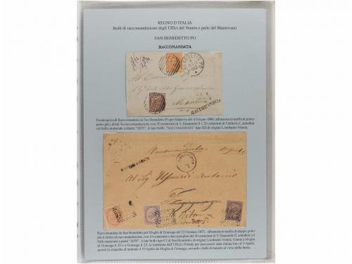 ✉ ITALIA ANTIGUOS ESTADOS: LOMBARDO-VENECIA. MATASELLOS DE L