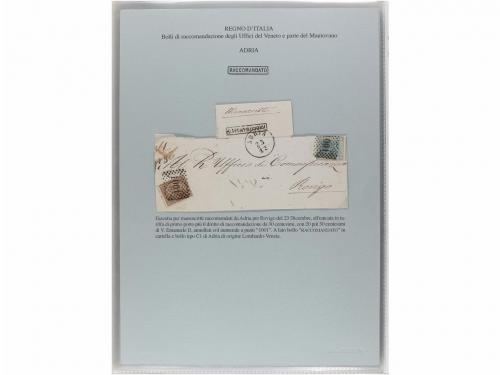 ✉ ITALIA ANTIGUOS ESTADOS: LOMBARDO-VENECIA. MATASELLOS DE L