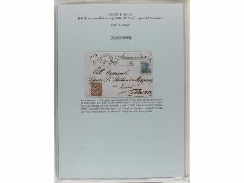 ✉ ITALIA ANTIGUOS ESTADOS: LOMBARDO-VENECIA. MATASELLOS DE L