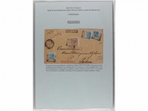 ✉ ITALIA ANTIGUOS ESTADOS: LOMBARDO-VENECIA. MATASELLOS DE L