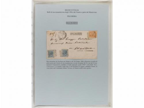 ✉ ITALIA ANTIGUOS ESTADOS: LOMBARDO-VENECIA. MATASELLOS DE L