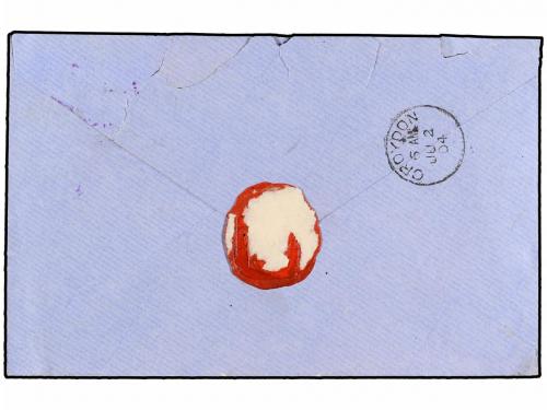 ✉ PANAMA. Sc. 73. 1904. PANAMÁ a CROYDON (Great Britain). 20